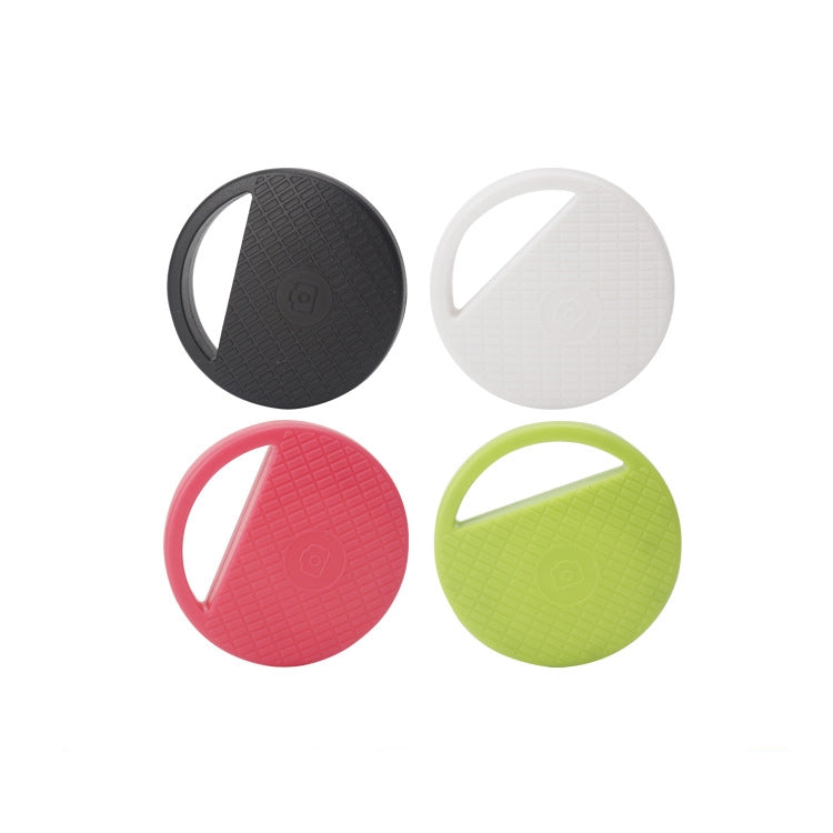HYC-S9 2 PCS Round Bluetooth Object Finder Mobile Phone Tracking Locator Anti-Lost Two-Way Alarm(White)