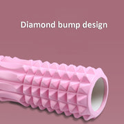 3 in 1 Eva Foam Roller Hollow Muscle Relaxation Roller Yoga Column Set, Length:  45cm (Blue Wolf Tooth)