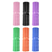 3 in 1 Eva Foam Roller Hollow Muscle Relaxation Roller Yoga Column Set, Length:  45cm (Orange Crescent)