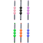 3 in 1 Eva Foam Roller Hollow Muscle Relaxation Roller Yoga Column Set, Length:  33cm (Orange Wolf Tooth)