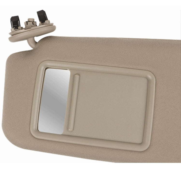 Left Driver Side Sun Visor With Mirror Driving Position Sun Visor For Toyota Camry 2007-2011(Beige)