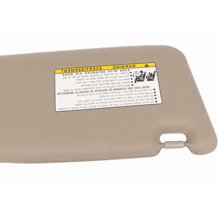 Left Driver Side Sun Visor With Mirror Driving Position Sun Visor For Toyota Camry 2007-2011(Beige)