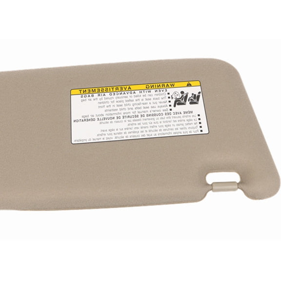 Left Driver Side Sun Visor With Mirror Driving Position Sun Visor For Toyota Camry 2007-2011(Beige)