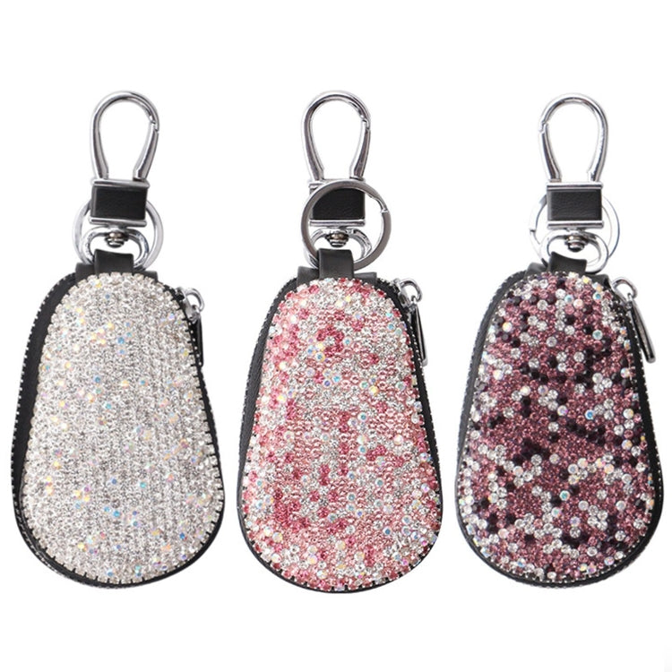 Diamond Car Gourd Key Case Car Key Case(Pink Diamond)