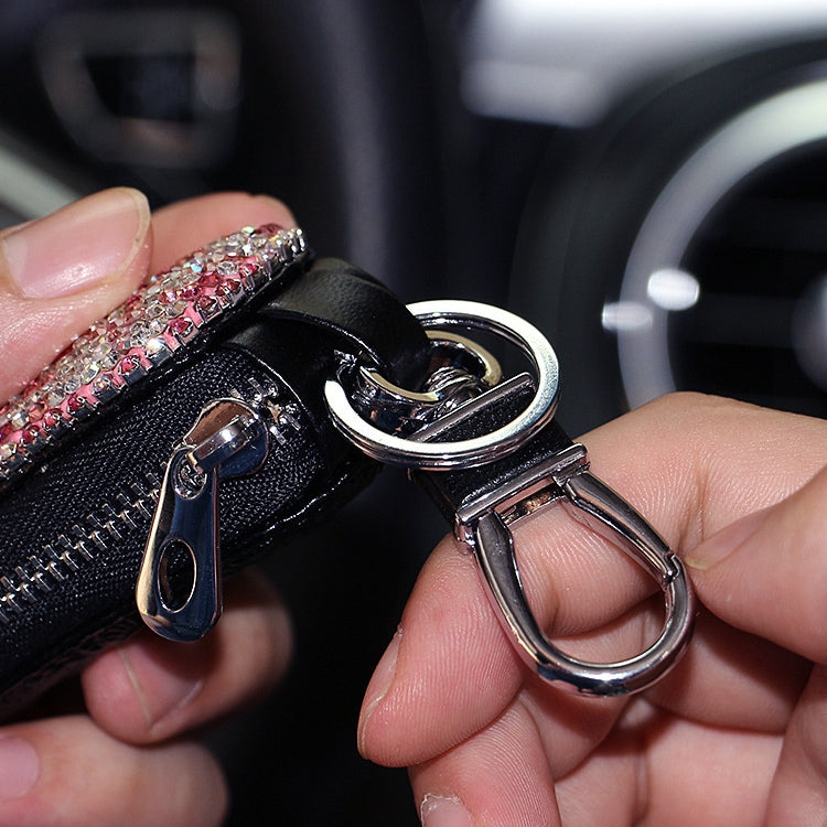Diamond Car Gourd Key Case Car Key Case(Pink Diamond)