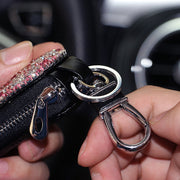 Diamond Car Gourd Key Case Car Key Case(Pink Diamond)