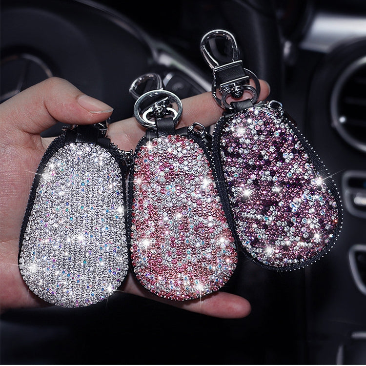 Diamond Car Gourd Key Case Car Key Case(Pink Diamond)