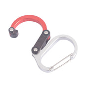 Multifunctional Carabiner Aluminum Alloy D-Type Outdoor Products Quick-Hanging Buckle(Golden)