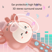 Children Wireless Singing Microphone Early Education Toys, Colour: Pink