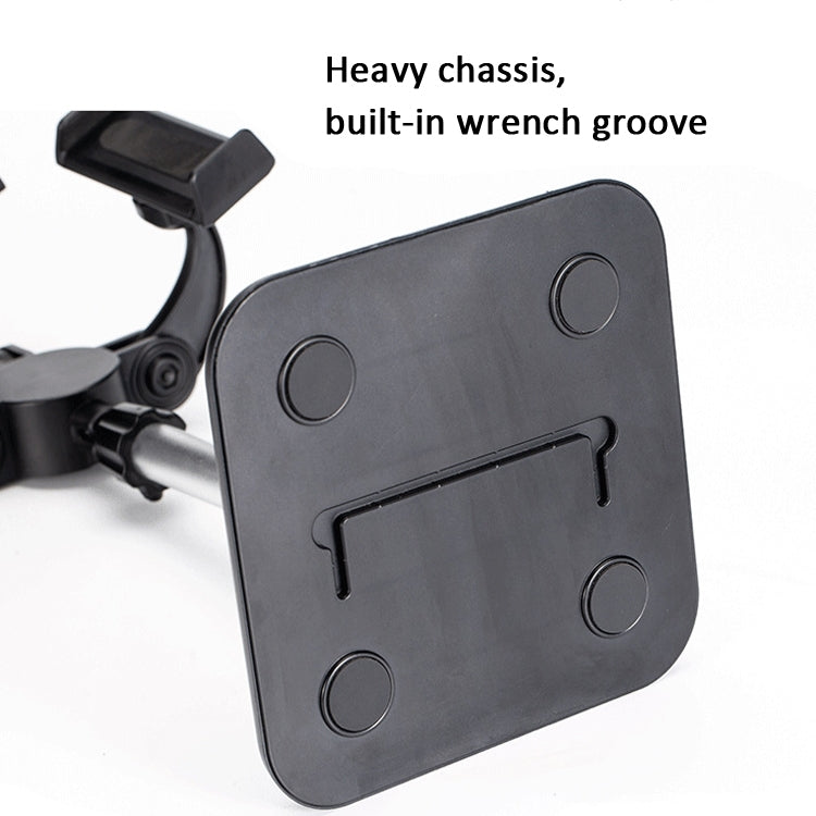 Telescopic Adjustment Live Frame Desktop Tablet Mobile Phone Bracket, Specification: K06 Three-seat (White)