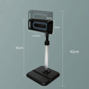 Telescopic Adjustment Live Frame Desktop Tablet Mobile Phone Bracket, Specification: K05 Flat Plate  (Black Green)