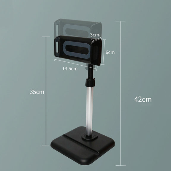 Telescopic Adjustment Live Frame Desktop Tablet Mobile Phone Bracket, Specification: K05 Flat Plate  (Black Green)