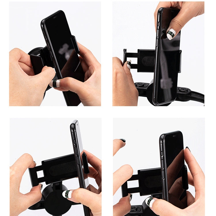 Telescopic Adjustment Live Frame Desktop Tablet Mobile Phone Bracket, Specification: K05 Flat Plate  (White Green)