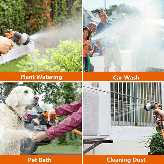 Plastic Household Flower Garden Watering Sprinkler, With Rubber Quick Connector+Threaded Connector