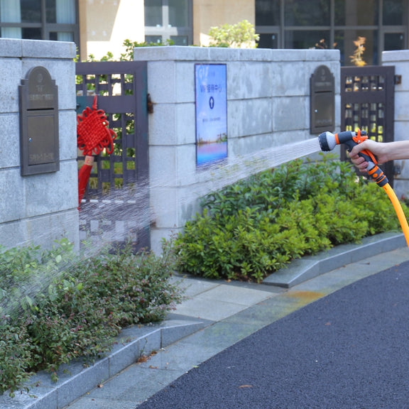 Plastic Household Flower Garden Watering Sprinkler, With Rubber Quick Connector+Rubber Threaded Joint