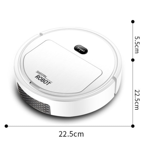 Household Automatic Smart Charging Sweeping Robot, Specification: Black