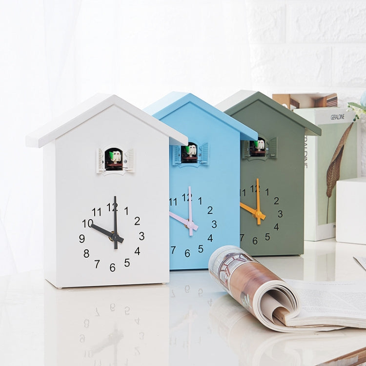 T60 Cuckoo Clock The Bird Reports On The Hour Clock, Colour: White