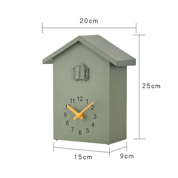T60 Cuckoo Clock The Bird Reports On The Hour Clock, Colour: White