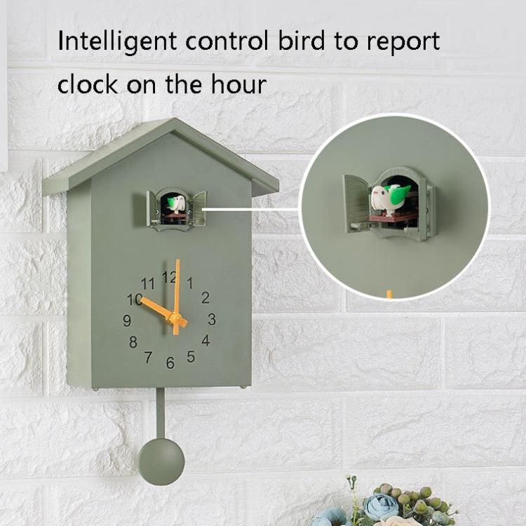 T60 Cuckoo Clock The Bird Reports On The Hour Clock, Colour: Gray Top