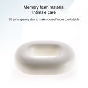 Slow Resilience Memory Foam Office Hip Pad After Hemorrhoids Operation Cushion(Gray)