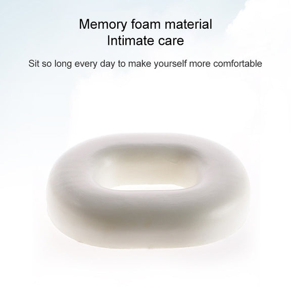 Slow Resilience Memory Foam Office Hip Pad After Hemorrhoids Operation Cushion(Deep Purple)