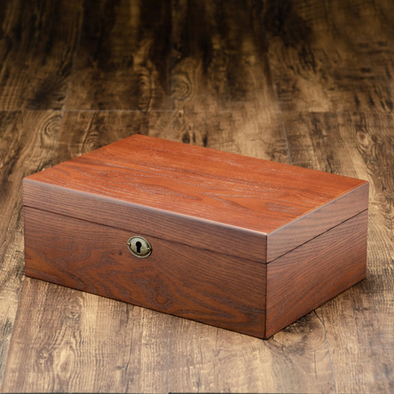 2 Big Pillows + 5 Small Pillows Wooden Watch Box Jewelry Watch Collection Display Storage Box