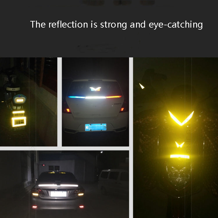 PVC Lattice Reflective Belt Generic Film Traffic Safety Facilities Anti-Collision Warning Stickers(Black Dreen)
