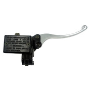 Motorcycle Modification Accessories Pump Assembly Front Hydraulic Brake Oil Pump(White Handle Black Pump)