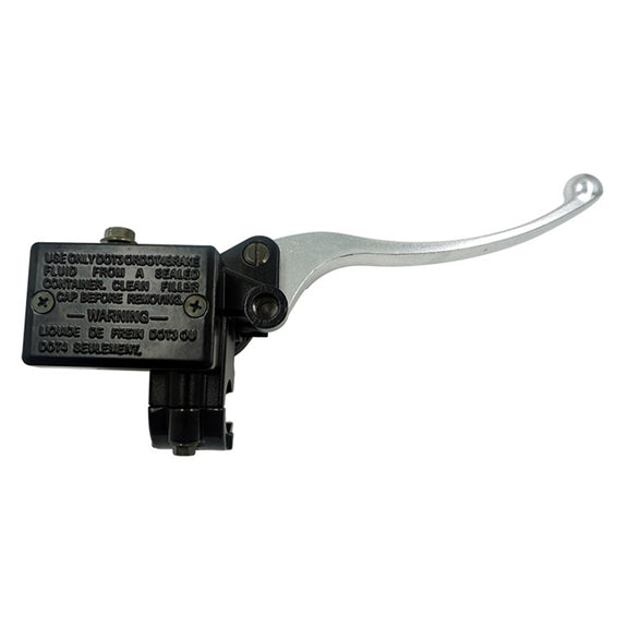 Motorcycle Modification Accessories Pump Assembly Front Hydraulic Brake Oil Pump(White Handle Black Pump)