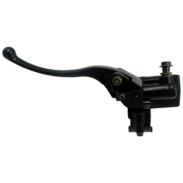 Motorcycle Modification Accessories Pump Assembly Front Hydraulic Brake Oil Pump(White Handle Black Pump)