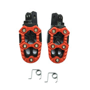 Motorcycle Modified Aluminum Alloy Foot Pedal Accessories(Red)