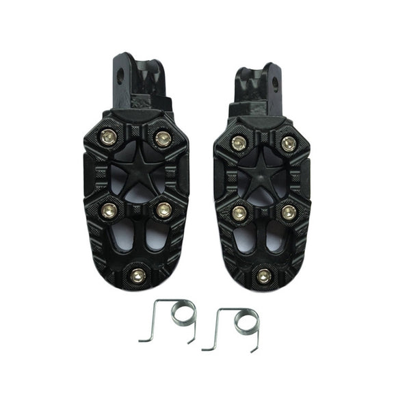 Motorcycle Modified Aluminum Alloy Foot Pedal Accessories(Black)