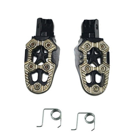 Motorcycle Modified Aluminum Alloy Foot Pedal Accessories(Silver)