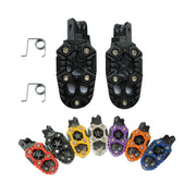 Motorcycle Modified Aluminum Alloy Foot Pedal Accessories(Red)