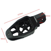 Motorcycle Modified Aluminum Alloy Foot Pedal Accessories(Red)