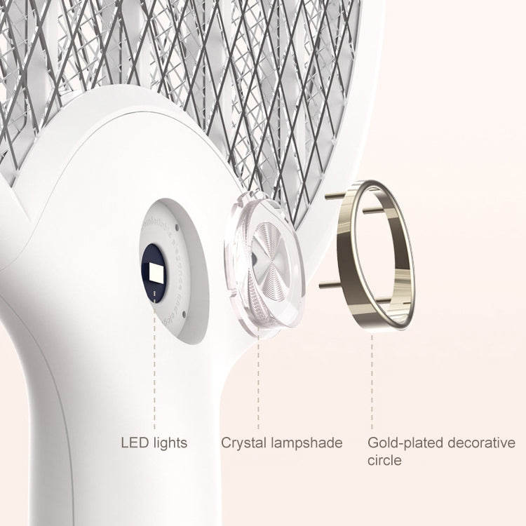 LED Mosquito Swatter USB Mosquito Killer, Colour: White (Without Base)