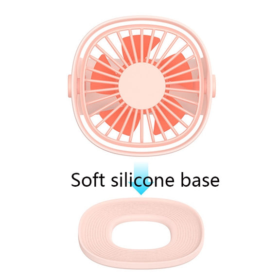 Handheld Desktop Outdoor Student Mute USB Mini Fan(Blue)