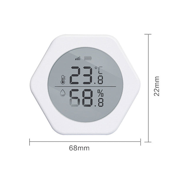 LQ-WS1 Tuya Smart Home Indoor Wireless Control Temperature And Humidity Sensor