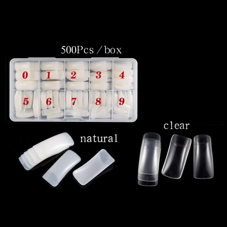 Manicure Tool  Set Fingernails Word Cut Set, Specification: Transparent French