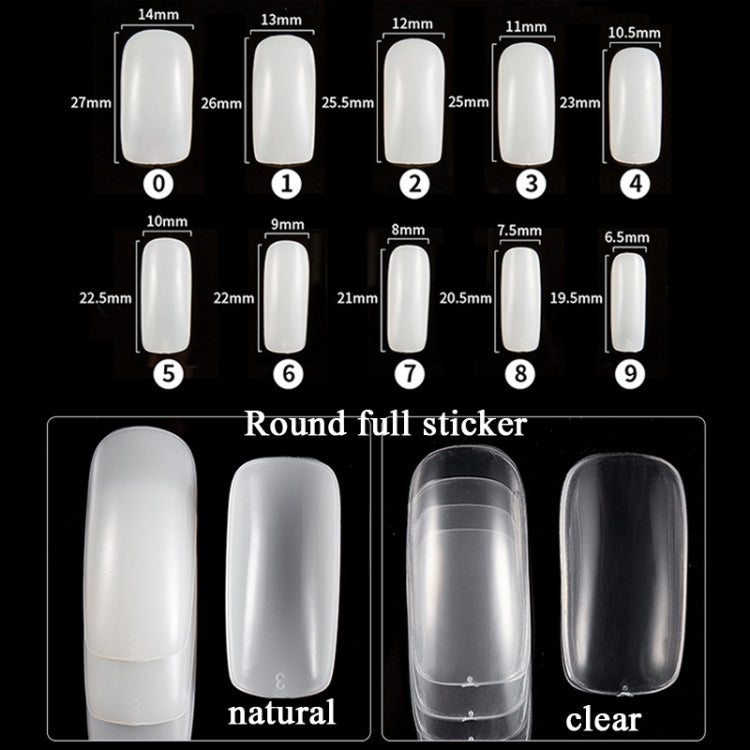 Manicure Tool  Set Fingernails Word Cut Set, Specification: Natural Full Post