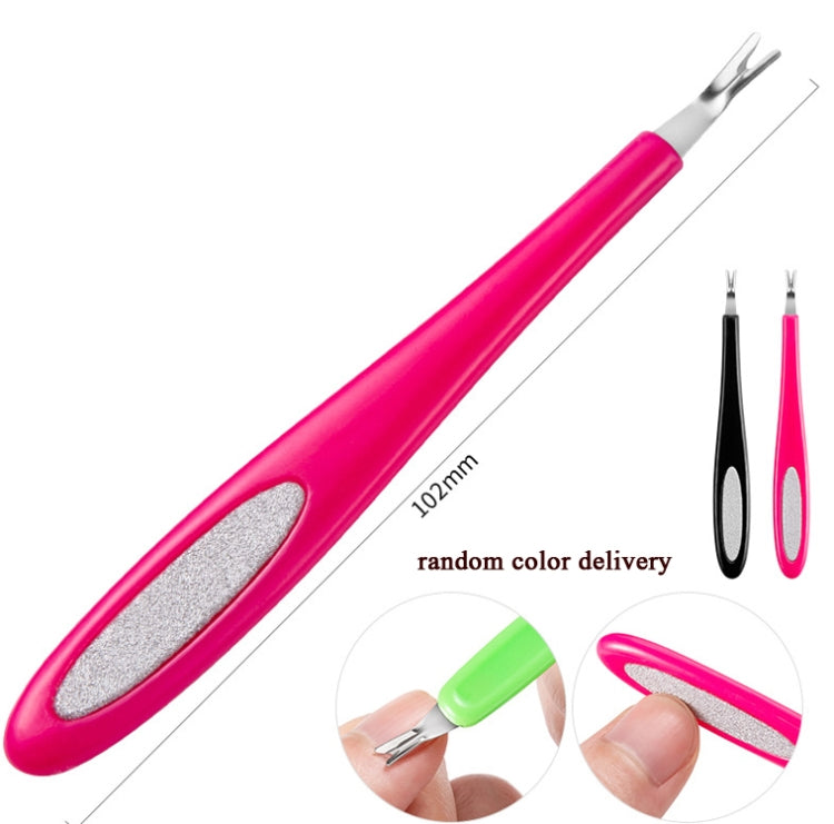Manicure Tool  Set Fingernails Word Cut Set, Specification: Transparent Semi-post Large Set