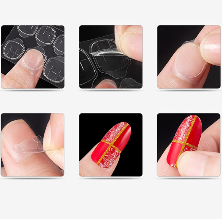 Manicure Tool  Set Fingernails Word Cut Set, Specification: Transparent Full Post Large Set