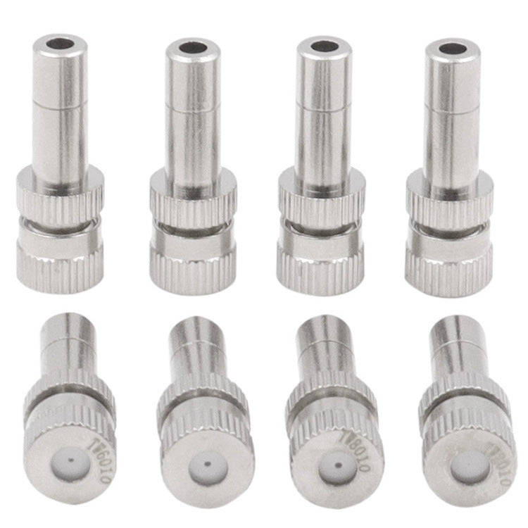 6mm Humidifying And Dedusting Cooling Atomizing Sprinkler Quick-Plug Fog Misting Nozzle, Model: 0.15mm