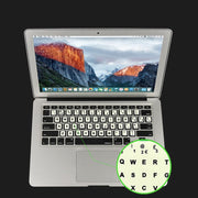 3 PCS Luminous Keyboard Stickers Notebook Desktop Computer Keyboard Stickers(Hebrew)