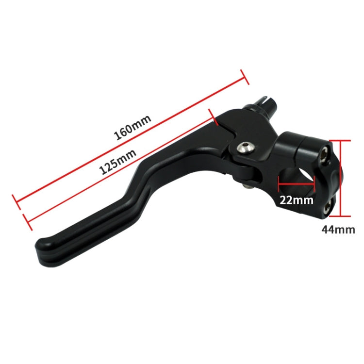 ATV Clutch Hand Brakes CNC Aluminum Alloy 22mm Handle Holder Universal Handbrake(Blue)