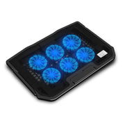NUOXI H9 Notebook Radiator Computer Base Fan Bracket Pad(Black)