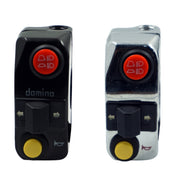 Motorcycle Modification Aluminum Alloy Handle Switch High Low Beam Light Turn Signal Horn Control Switch(Black)