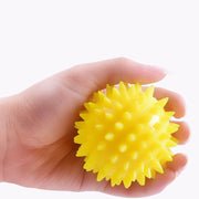 2 PCS TPR Grip Ball Rehabilitation Hemiplegia Stroke Massage Finger Ball, Specification: 6cm (Yellow)