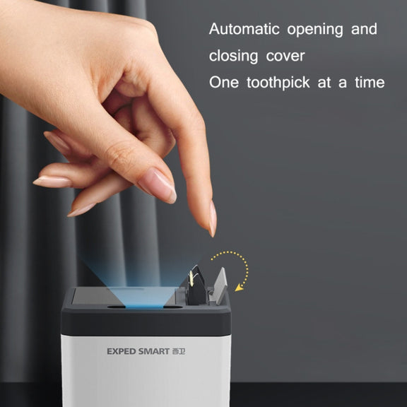 EXPED SMART Intelligent Induction Automatic Toothpick Box Household Restaurant Electric Toothpick Holder, Specification: Battery Version