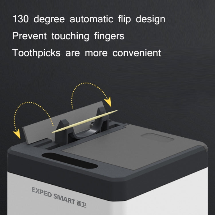 EXPED SMART Intelligent Induction Automatic Toothpick Box Household Restaurant Electric Toothpick Holder, Specification: USB Charge Version
